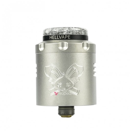 ATOMIZER HELLVAPE DEAD RABBIT V3 RDA 6TH ANNIV EDN - SILVER BLACK -zdjęcie numer 1