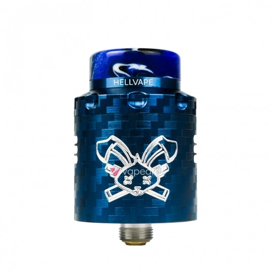 ATOMIZER HELLVAPE DEAD RABBIT V3 RDA - BLUE CARBON FIBER -zdjęcie numer 1