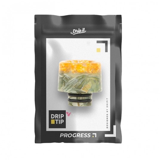 DRIP TIP BY DRIP IT #10 510 - GOLD GREEN -zdjęcie numer 1