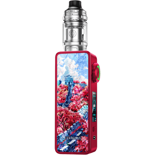 *KIT LOST VAPE CENTAURUS M100 + SUB OHM V2 - CRIMSON WALL -zdjęcie numer 1