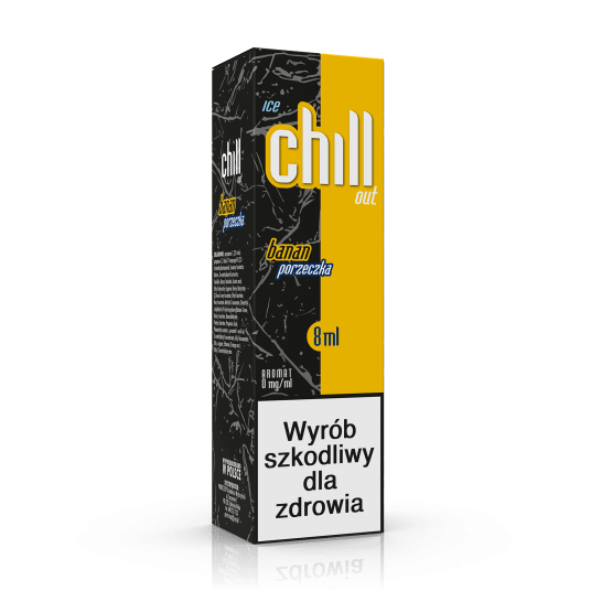 LONGFILL CHILL OUT 8/10 - BANAN PORZECZKA ICE -zdjęcie numer 1