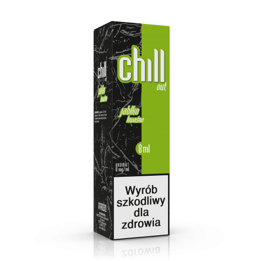 LONGFILL CHILL OUT 8/10 - JABŁKO KWAŚNE -zdjęcie numer 1