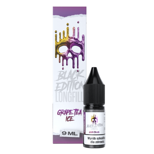 LONGFILL DARK LINE BLACK 9/10 - GRAPE TEA ICE -zdjęcie numer 1