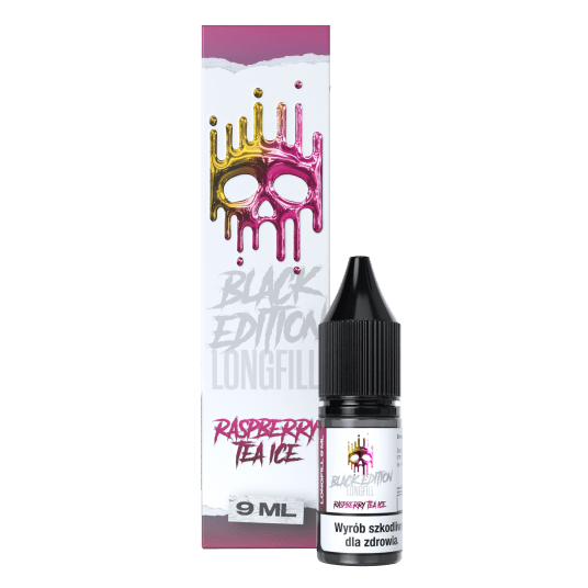 LONGFILL DARK LINE BLACK 9/10 - RASPBERRY TEA ICE -zdjęcie numer 1