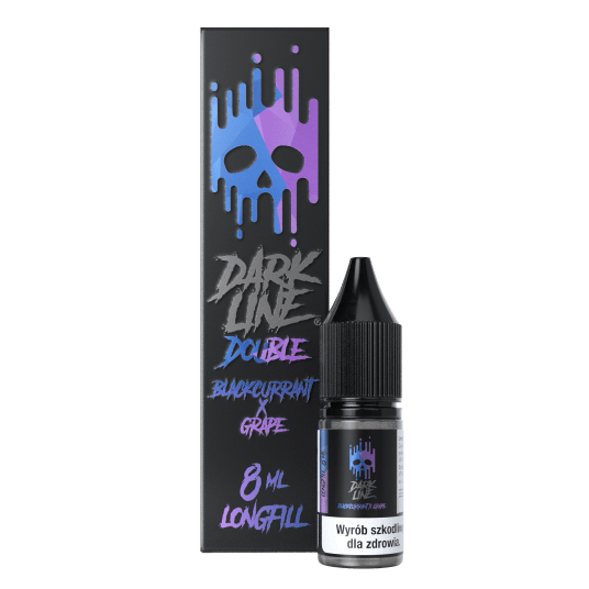 LONGFILL DARK LINE DOUBLE 8/10 - BLACKCURRANT GRAPE -zdjęcie numer 1