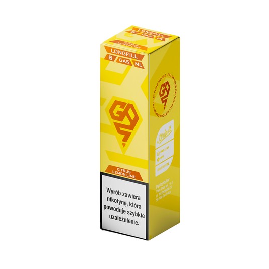 LONGFILL GAS 6/10 - CITRUS LEMON LIME -zdjęcie numer 1