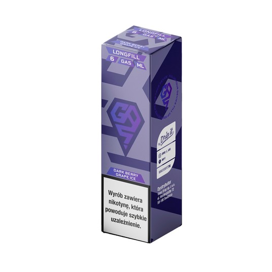 LONGFILL GAS 6/10 - DARK BERRY GRAPE ICE -zdjęcie numer 1