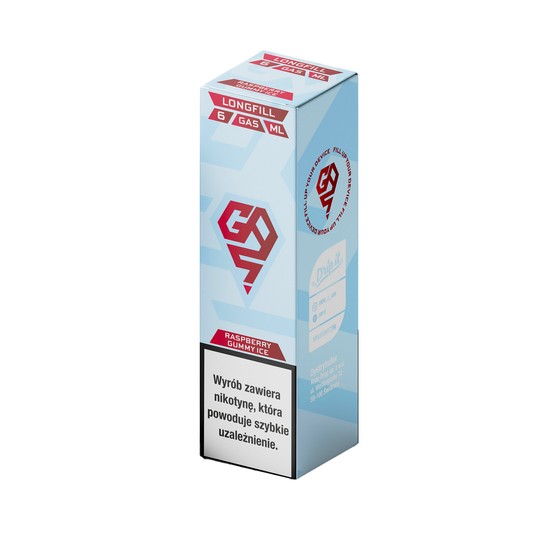 LONGFILL GAS 6/10 - RASBERRY GUMMY ICE -zdjęcie numer 1