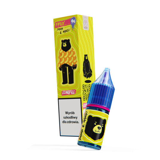 LONGFILL GO BEARS FRUX 9/10 - BANAN MANGO -zdjęcie numer 1