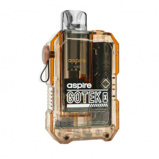 POD KIT ASPIRE GOTEK X - TRANSLUCENT AMBER -zdjęcie numer 1