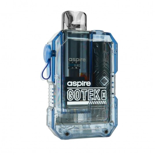 POD KIT ASPIRE GOTEK X - TRANSLUCENT ROYAL BLUE -zdjęcie numer 1
