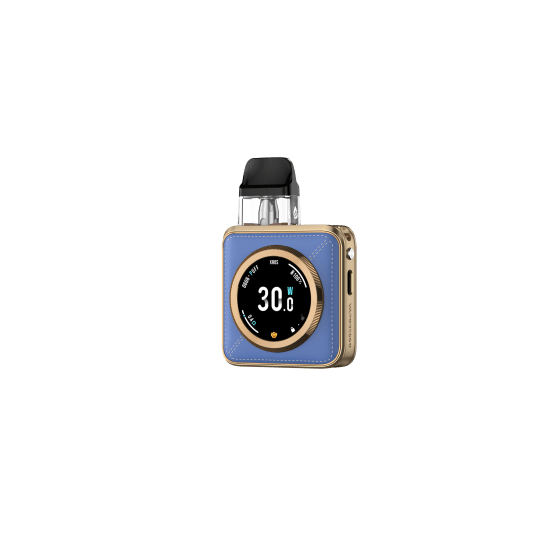 *POD KIT VAPORESSO XROS 5 NANO - BLUE LEATHERETTE -zdjęcie numer 1