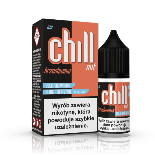 SALT TPD CHILL OUT 20MG 10ML - BRZOSKWINIA ICE -zdjęcie numer 1