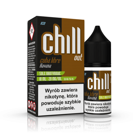 SALT TPD CHILL OUT 20MG 10ML - CUBA LIBRE HAVANA ICE -zdjęcie numer 1