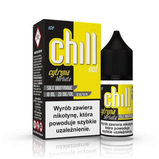 SALT TPD CHILL OUT 20MG 10ML - CYTRYNA HERBATA ICE -zdjęcie numer 1