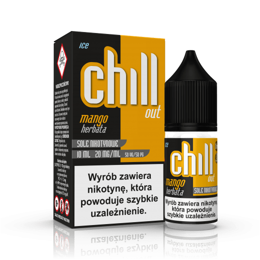 SALT TPD CHILL OUT 20MG 10ML - HERBATA MANGO ICE -zdjęcie numer 1