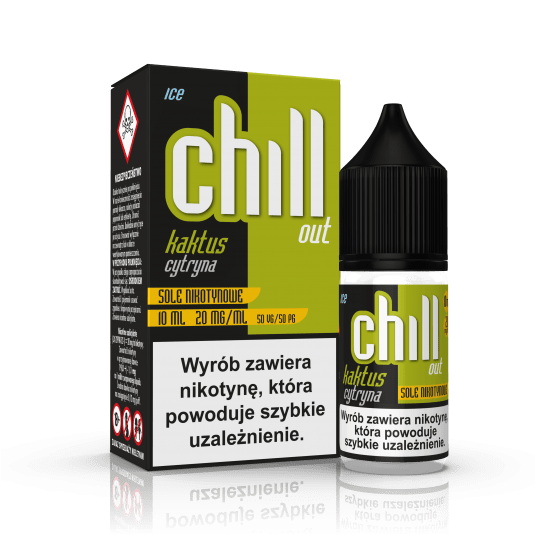 SALT TPD CHILL OUT 20MG 10ML - KAKTUS CYTRYNA ICE -zdjęcie numer 1