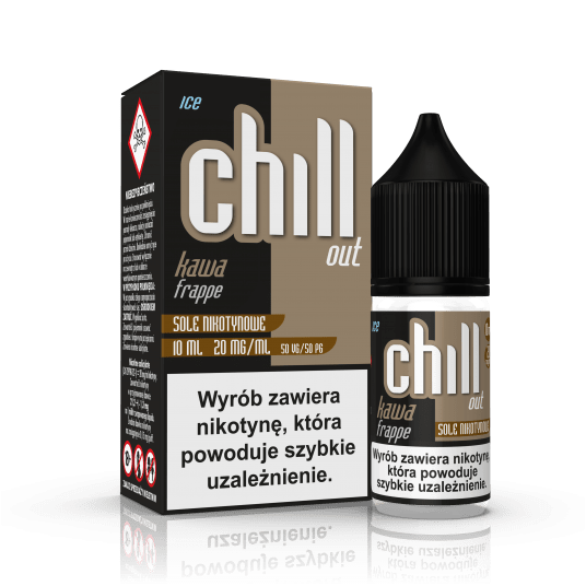 SALT TPD CHILL OUT 20MG 10ML - KAWA FRAPPE ICE -zdjęcie numer 1