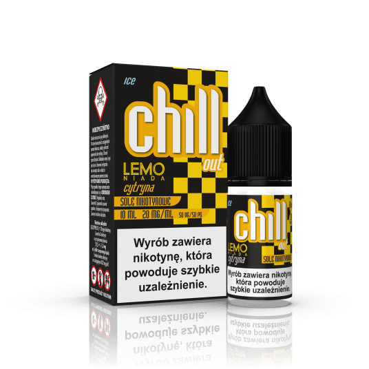 SALT TPD CHILL OUT 20MG 10ML - LEMONIADA CYTRYNA ICE -zdjęcie numer 1