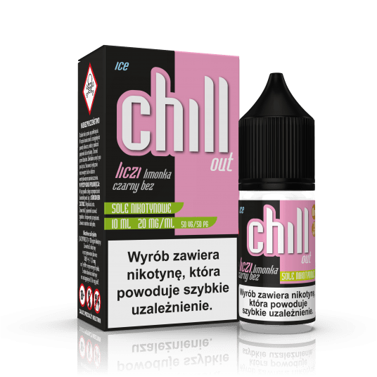 SALT TPD CHILL OUT 20MG 10ML - LICZI LIMONKA CZARNY BEZ ICE -zdjęcie numer 1