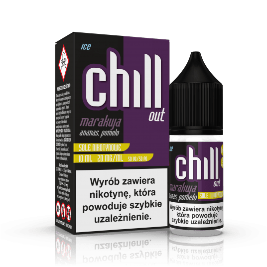 SALT TPD CHILL OUT 20MG 10ML - MARAKUJA ANANAS POMELO ICE -zdjęcie numer 1