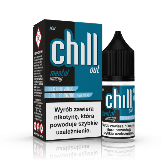 SALT TPD CHILL OUT 20MG 10ML - MOCNY MENTOL ICE -zdjęcie numer 1