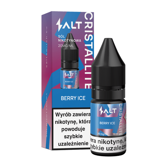 SALT TPD CRISTALLITE 20MG 10ML - BERRY ICE -zdjęcie numer 1
