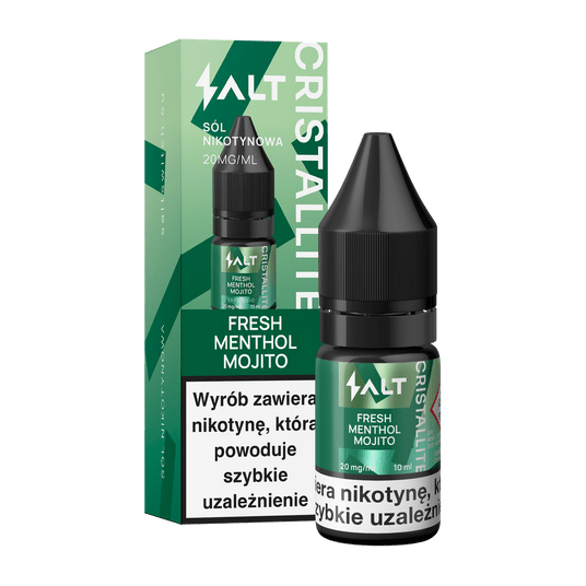 SALT TPD CRISTALLITE 20MG 10ML - FRESH MENTHOL MOJITO -zdjęcie numer 1