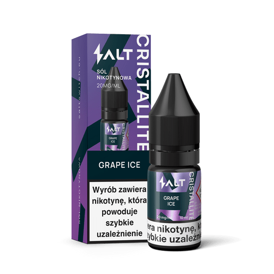 SALT TPD CRISTALLITE 20MG 10ML - GRAPE ICE -zdjęcie numer 1
