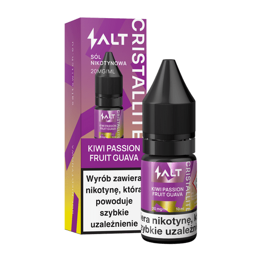 SALT TPD CRISTALLITE 20MG 10ML - KIWI PASSION FRUIT GUAVA -zdjęcie numer 1