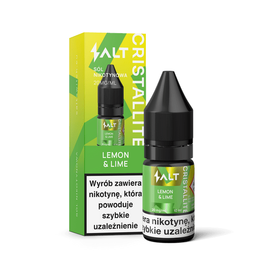 SALT TPD CRISTALLITE 20MG 10ML - LEMON LIME -zdjęcie numer 1
