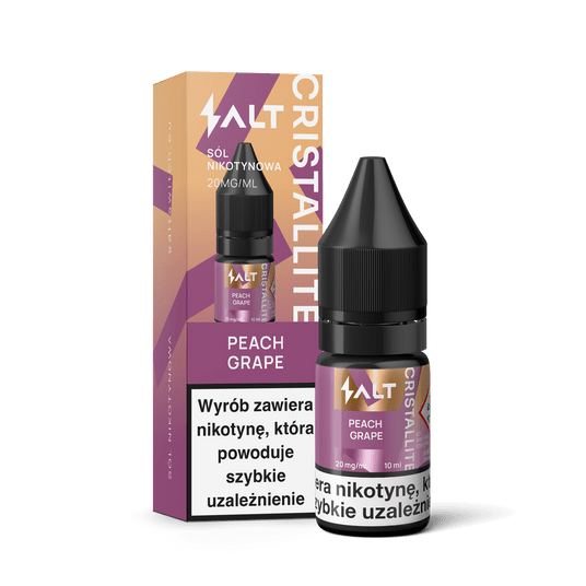 SALT TPD CRISTALLITE 20MG 10ML - PEACH GRAPE -zdjęcie numer 1