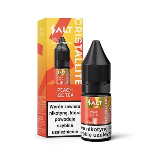 SALT TPD CRISTALLITE 20MG 10ML - PEACH ICE TEA -zdjęcie numer 1