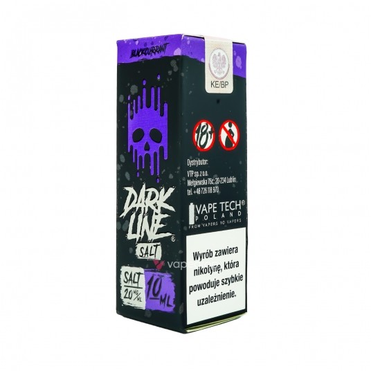 SALT TPD DARK LINE 20MG 10ML - BLACK CURRANT -zdjęcie numer 1