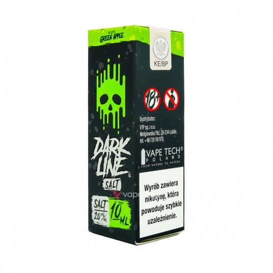 SALT TPD DARK LINE 20MG 10ML - GREEN APPLE -zdjęcie numer 1