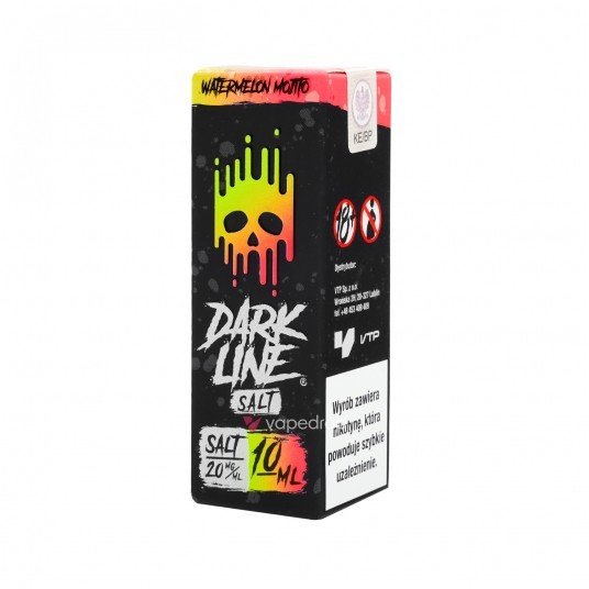 SALT TPD DARK LINE 20MG 10ML - WATERMELON MOJITO -zdjęcie numer 1