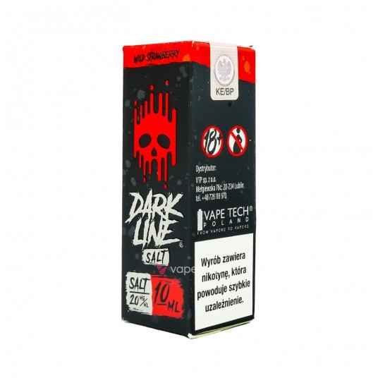 SALT TPD DARK LINE 20MG 10ML - WILD STRAWBERRY -zdjęcie numer 1