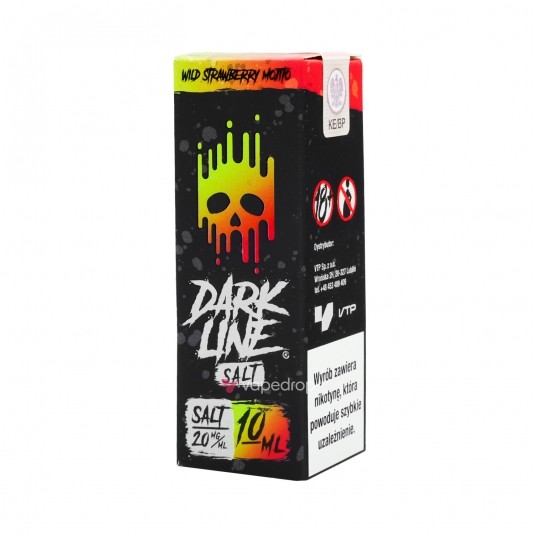 SALT TPD DARK LINE 20MG 10ML - WILD STRAWBERRY MOJITO -zdjęcie numer 1