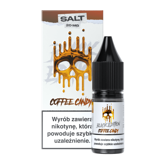 SALT TPD DARK LINE BLACK EDITION 20MG 10ML - COFFEE CANDY -zdjęcie numer 1