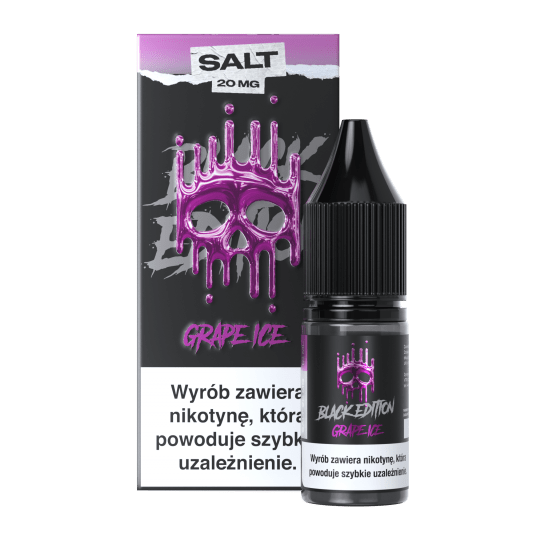 SALT TPD DARK LINE BLACK EDITION 20MG 10ML - GRAPE ICE -zdjęcie numer 1