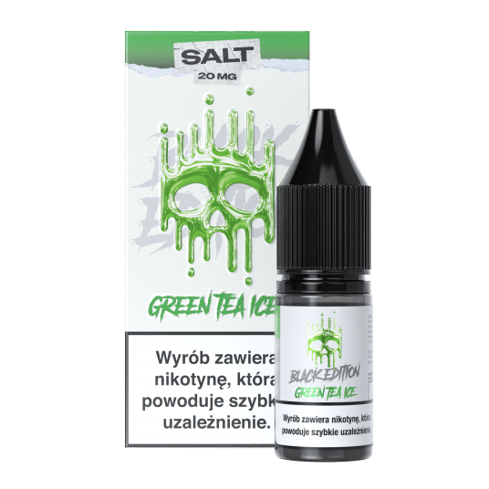 SALT TPD DARK LINE BLACK EDITION 20MG 10ML - GREEN TEA ICE -zdjęcie numer 1