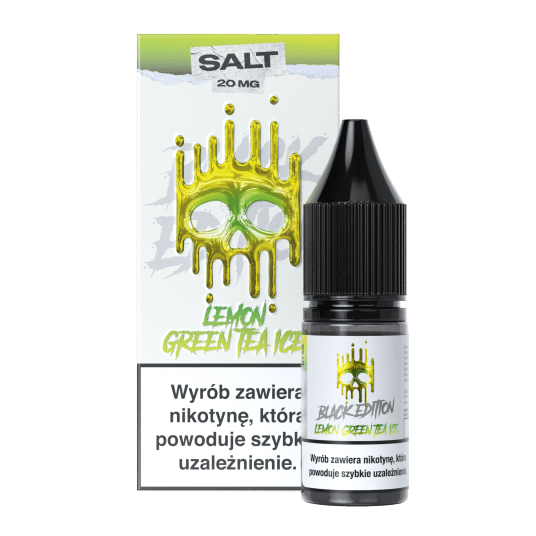SALT TPD DARK LINE BLACK EDITION 20MG 10ML - LEMON GREEN TEA ICE -zdjęcie numer 1