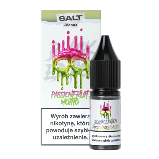 SALT TPD DARK LINE BLACK EDITION 20MG 10ML - PASSIONFRUIT MOJITO -zdjęcie numer 1