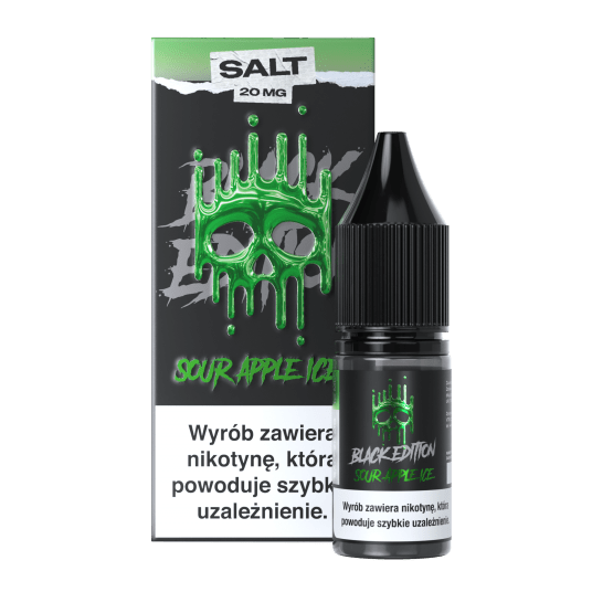 SALT TPD DARK LINE BLACK EDITION 20MG 10ML - SOUR APPLE ICE -zdjęcie numer 1