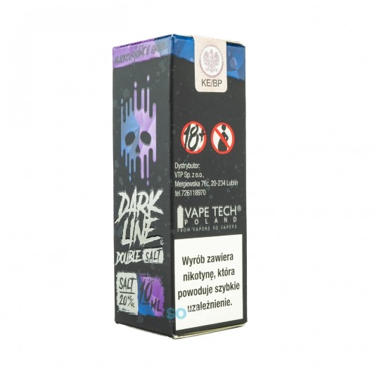 SALT TPD DARK LINE DOUBLE 20MG 10ML - BLACK CURRANT X GRAPE -zdjęcie numer 1