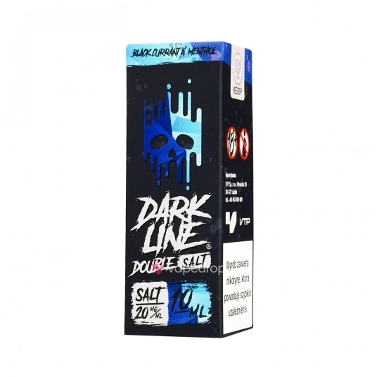 SALT TPD DARK LINE DOUBLE 20MG 10ML - BLACKCURRANT X MENTHOL -zdjęcie numer 1