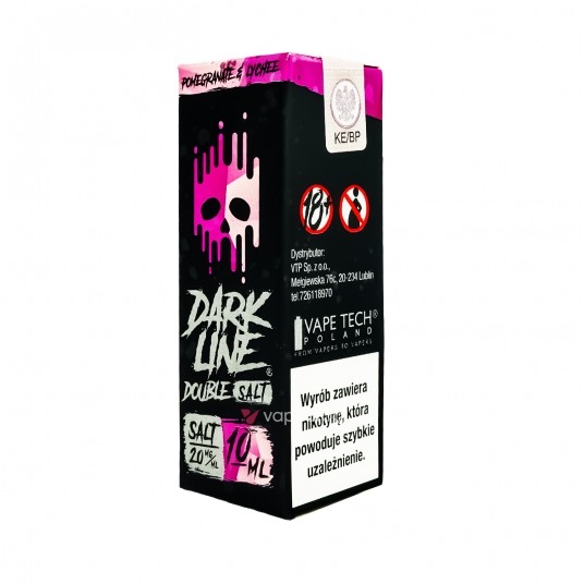 SALT TPD DARK LINE DOUBLE 20MG 10ML - POMEGRANATE X LYCHEE -zdjęcie numer 1