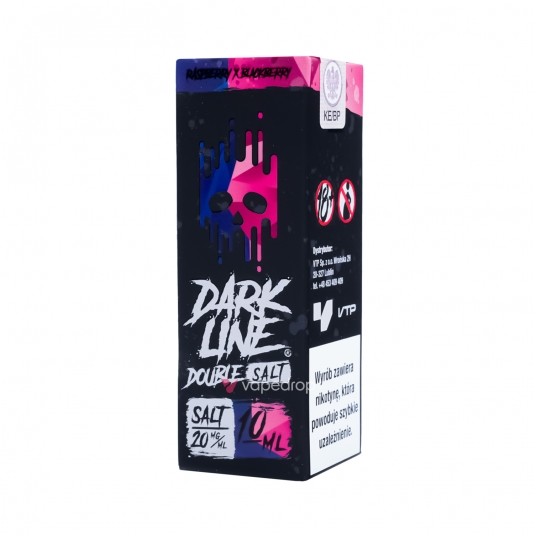 SALT TPD DARK LINE DOUBLE 20MG 10ML - RASPBERRY X BLACKBERRY -zdjęcie numer 1