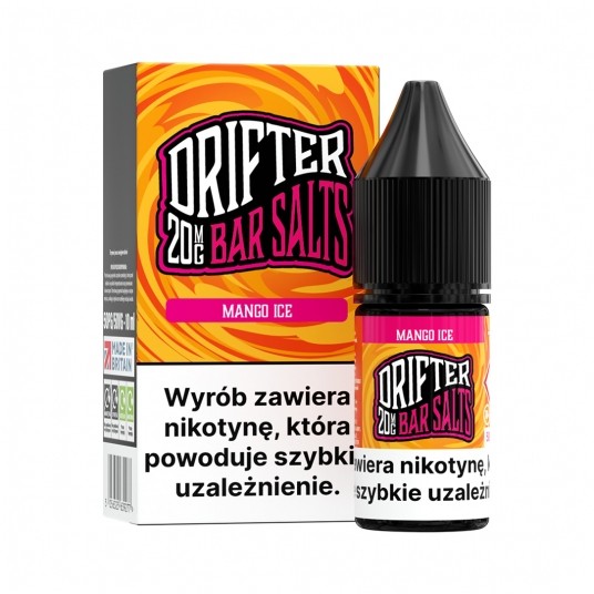 SALT TPD DRIFTER SALTS 20MG 10ML - MANGO ICE -zdjęcie numer 1