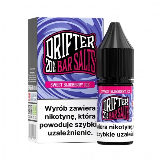 SALT TPD DRIFTER SALTS 20MG 10ML - SWEET BLUEBERRY ICE -zdjęcie numer 1